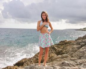 MySweetApple Creamy hot fuck on the beach