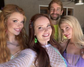 JackAndJill 4some Redhead Duo Chloe & Elly Cum Show