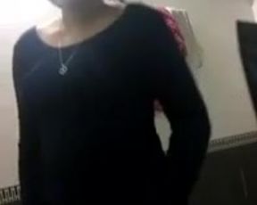 Indian girl dress change