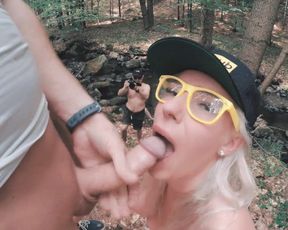 Kate Truu Caught Young Couple having Sex in Public Park and Decided to Join