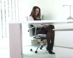 Valentina Ross plays with a pen