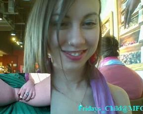 FridaysChild at coffee shop