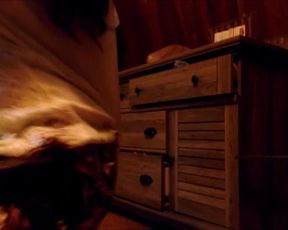 Adrey sits on a cake then covers herself in chocolate