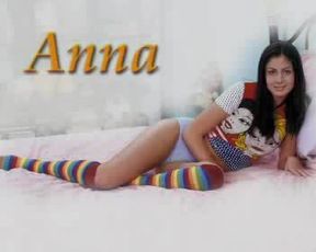 Anna masturbating