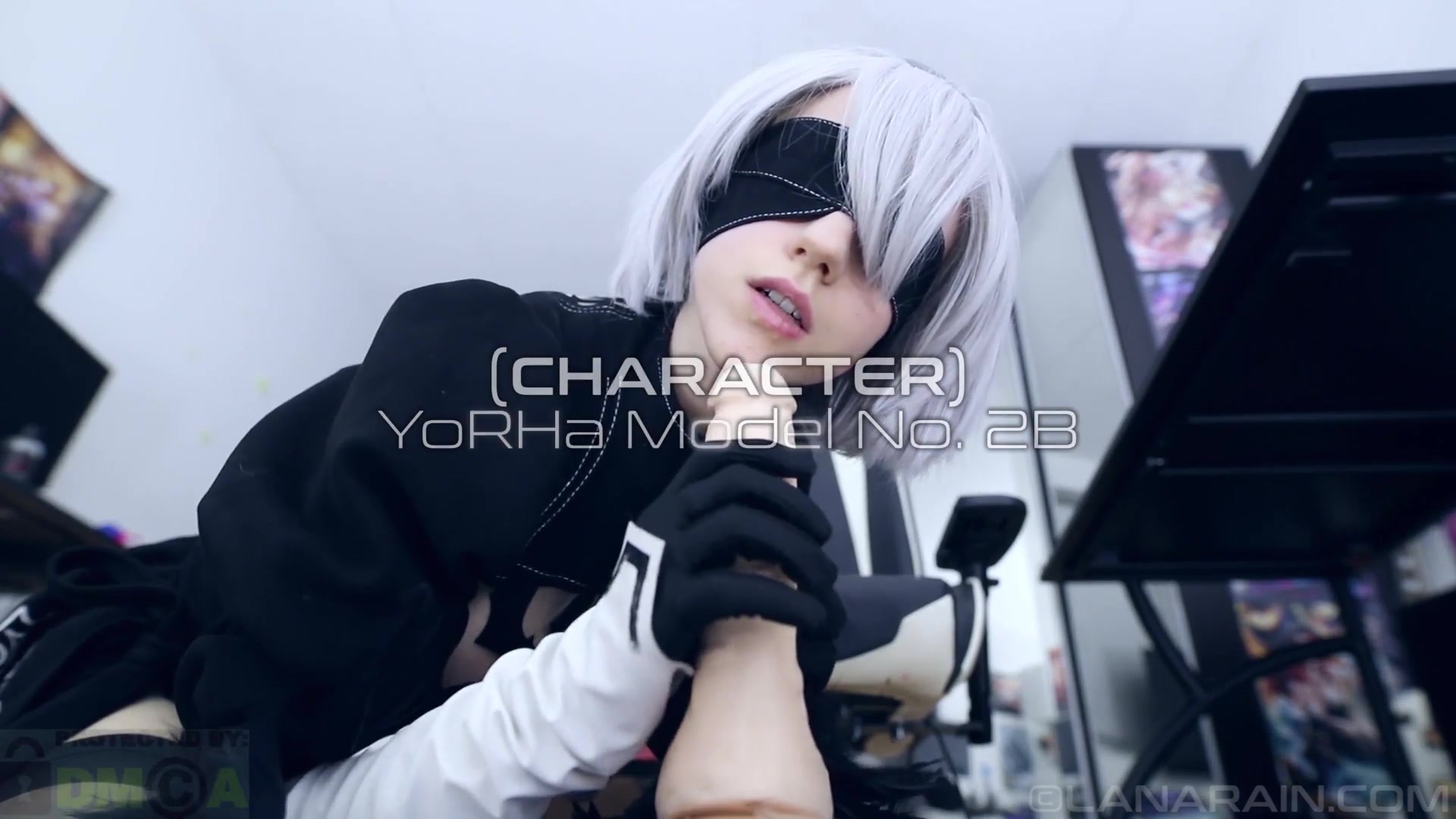 CB, MFC, Naked, lanarain, nier, 2b, footjob. 