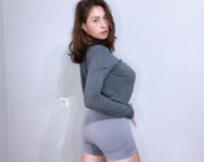 LilyFox Striptease and Masturbation