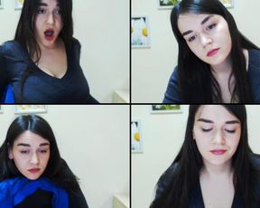 KarinShultz start off by giving some good head then pounding that pussy with this huge ass dick in free cam recording 2017-04-12 194429
