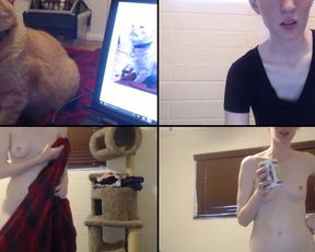 Gingermermaid pound her pussy til i cum gushing orgasm juice everywhere in cam recording 2017-04-21 063312