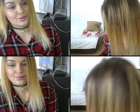 Wearethebestinthissite lathering up her tits in cam recording 2017-04-26 175303