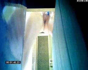 Russian Girl Shavin her pussy in Hidden Webcam