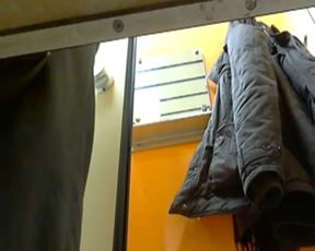 Undressing in Cabin