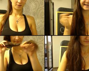 CandyShop4U nice close up of her cum dripping down her lips in free cam recording 2017-06-26_064527