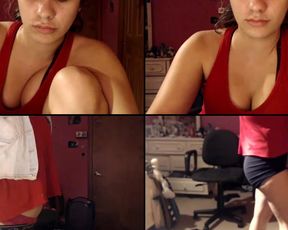 Flirtygirlyy fucking her pussy and close up of her big clitty in cam recording 2017-09-15_062722