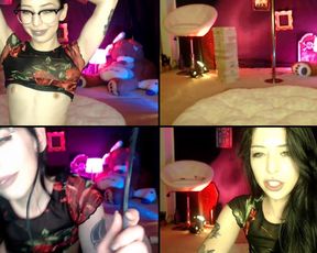 HarloweBlue got wet and sticky in free cam recording 2017-09-08_081556