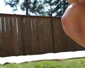Aleahjasmine my backyard in private premium video