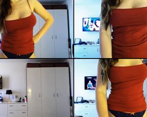 EVAGO pussy and anal toy play n booty clappin in free cam recording 2017-08-24_142546