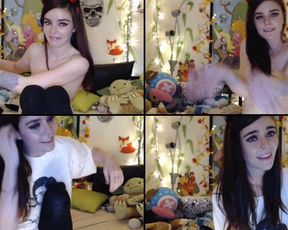 Ashe_Maree give her dildo a lil oral action before choosing a thicker one to fuck me to blissful in free cam recording 2017 Oct 14_101607