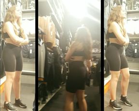 Espiuando a la novia de buen cuerpo