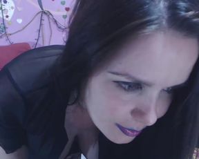 Bella  tits pointed dildo part.5