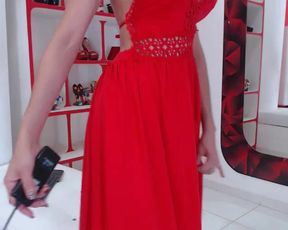 KarenDuval red dress part1