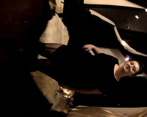 BBW farting striptease with shitty panties