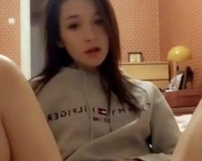 Ellieleen1 (aka ellieleen11, ellieleen, elliemayli) dirty little girl and salp that dick on her wet pussy OnlyFans private video