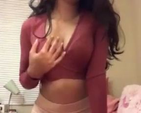 Hot desi babe strips
