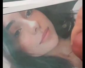 Cum tribute for this adorable girl