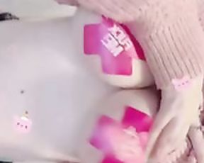 Marina Mui showing off big tits and ass