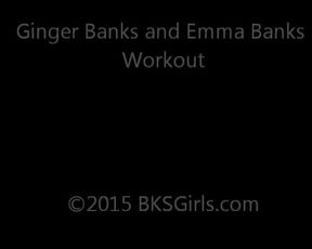 Ginger Banks and Emma Banks workout