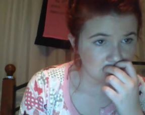 Aus Teen getting horny on cam