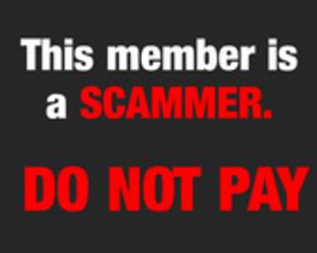 SCAMMER ALERT!!
