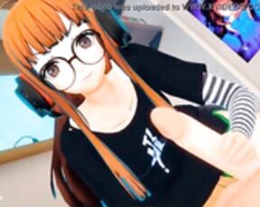 Futaba's first handjob