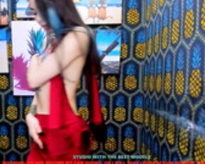 maura_shy 211203 sensual dance, many titty flashes