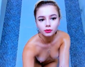 pink_angels slaps ass in shower washes away foam