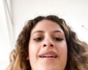 Alana15 Plays with lush in restaurant bathroom 03/30/22