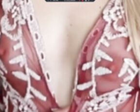 Caroline Zalog - SLIPS , SEE THRU & PUSSY LIPS