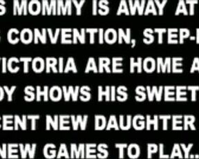 Teen plays with dad