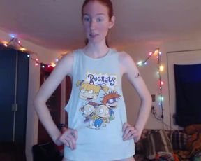 gingermermaid, hairy, redhead, skinny, small tits, nake