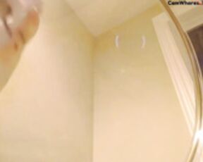 Kati3Kat Squirting on a clear swing